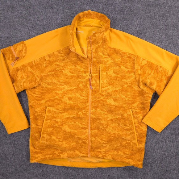 Outdoor Voices Jackets & Blazers - Outdoor Voices Primo Fleece Full Zip Jacket Unisex Large Cider Cloud Camo Hybrid